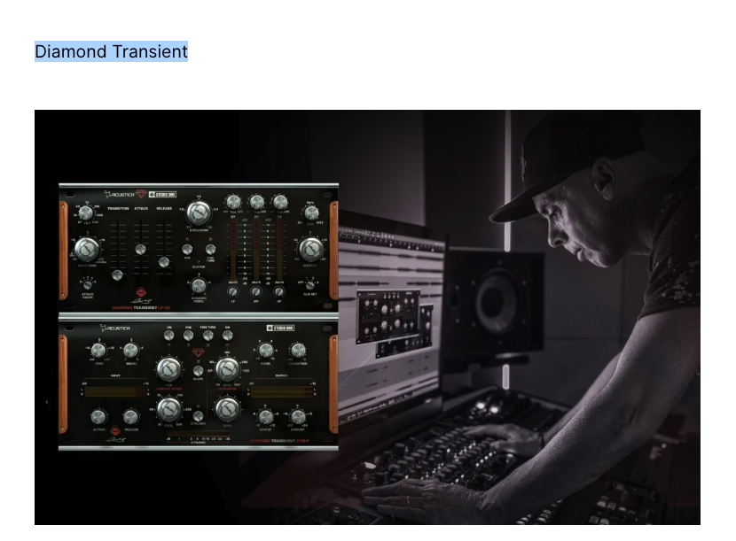 Acustica Audio Diamond Transient